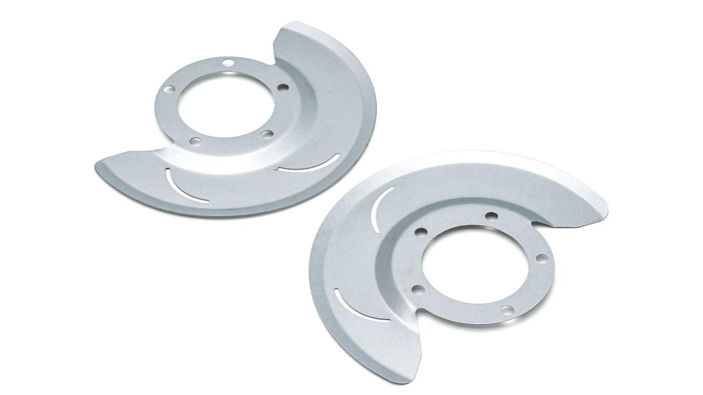 Dust Shields for Front Disc Brakes, Pair, 1976-79 Ford Bronco