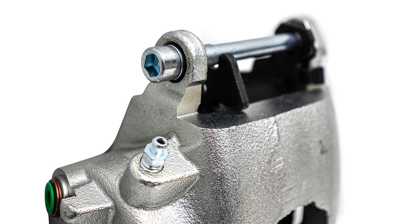 Front Brake Caliper w/Pads for  Disc Conversion, Passenger Side, 1966-75 Ford Bronco