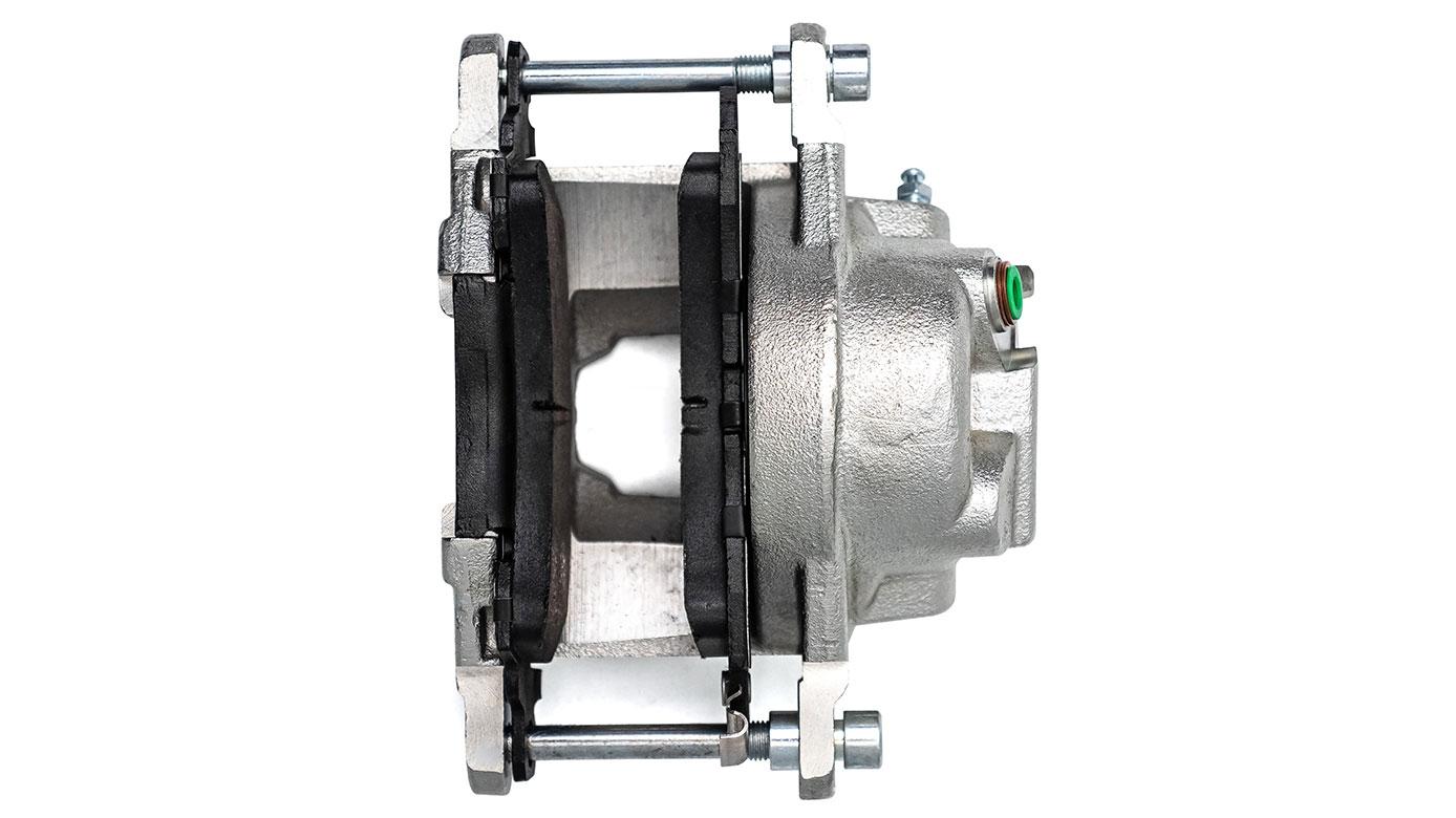 Front Brake Caliper w/Pads for  Disc Conversion, Passenger Side, 1966-75 Ford Bronco