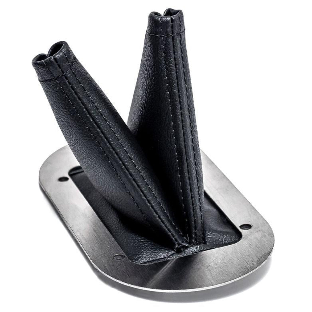 Synthetic Leather Twin Stick Shifter Boot with Retainer, 1966-77 Ford