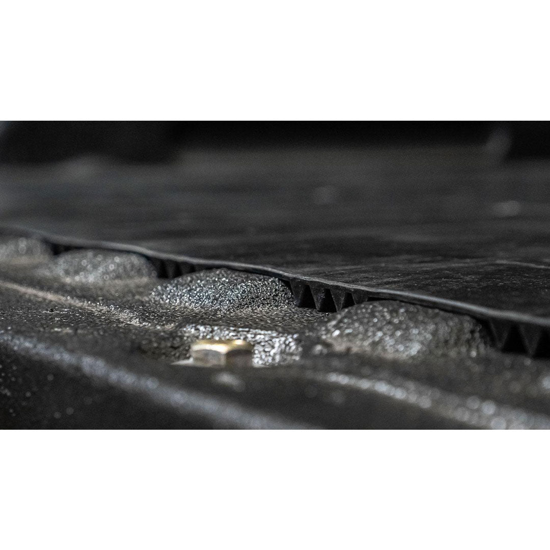Black Rubber Rear Floor Undermat - OE Style