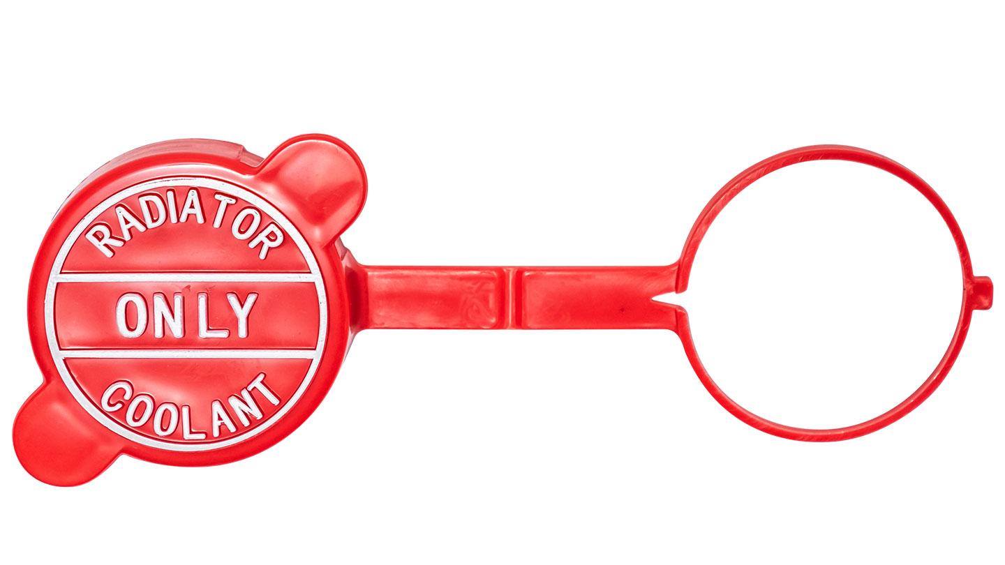 OE Overflow Bottle Cap, Red w/ Writing