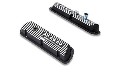Aluminum Valve Covers, Black w/289 Engine Script, 1966-77 Ford Bronco