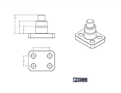 Dana 30 King Pin Rebuild Master Kit