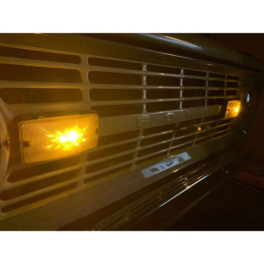 Front Amber Turn Signal LED Boards, 1969-77 Ford Bronco