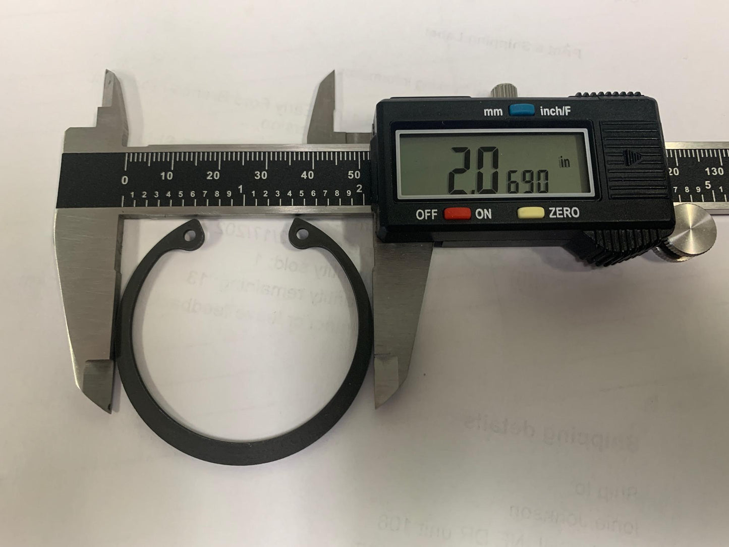 Ford 9inch Pilot Bearing Retainer Snap Ring for A/M Case