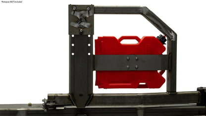 Impact Series Rear Bumper w/Tire Rack & RotopaX Mount, 1966-77 Ford Bronco