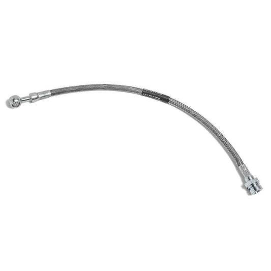 Brake Caliper Hose for Rear Disc Conversion - Braided Stainless, Dr or Pass