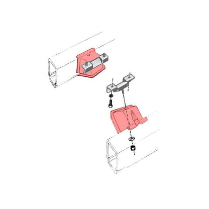 V8 Weld-on Motor Frame Towers, 1966-77 Ford Bronco