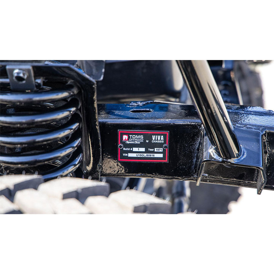 Signature Rolling Chassis for 1966-77 Ford Bronco by TOMS OFFROAD & VIVA Chassis