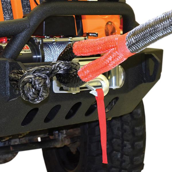2 Inch Recovery Rope 1''x30' Kinetic Recovery Rope, 29000lb Rating