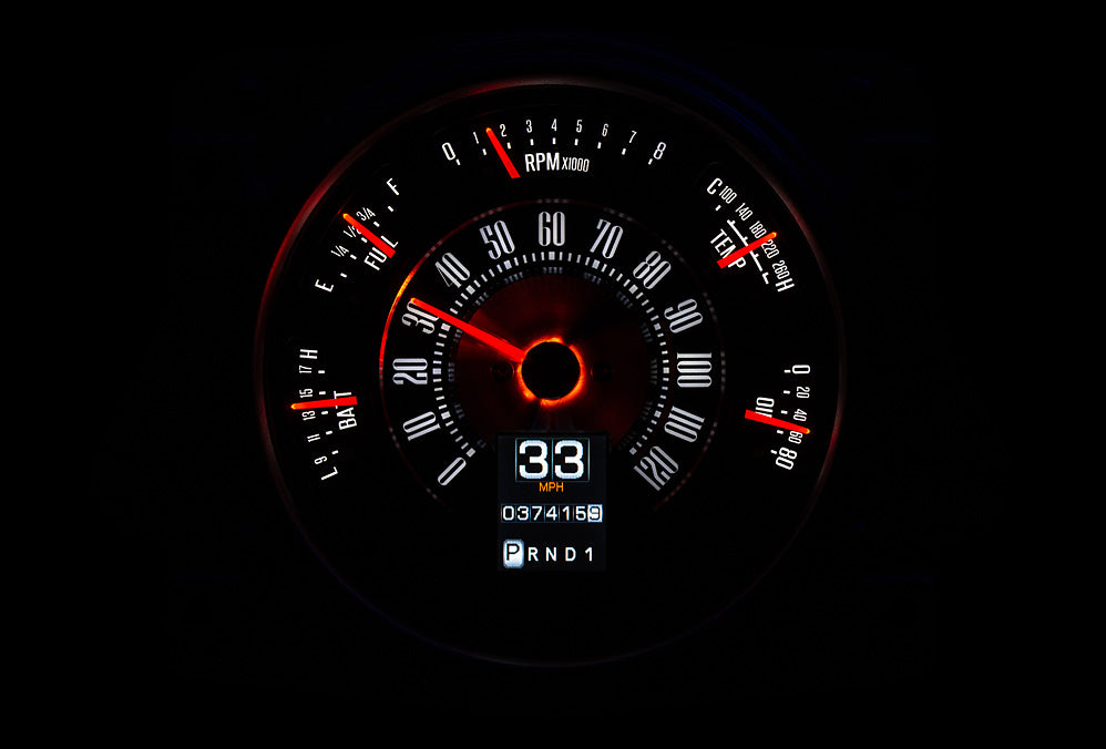 66-77 Ford Bronco Dakota Digital RTX Speedometer