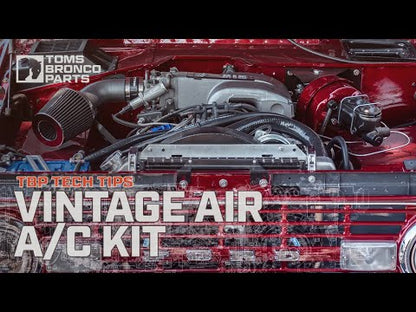 Air Conditioning Builder Kit by Vintage Air - AC/Heat/Defrost, No Compressor, Universal Hoses, Builder Series, Under-Dash Plenum