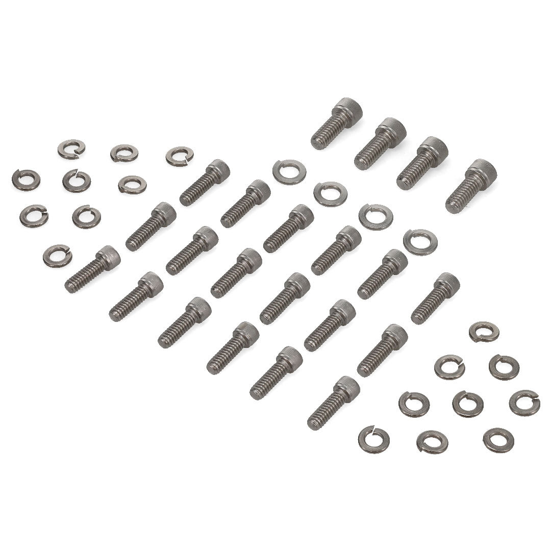 Stainless Steel Oil Pan Hardware Kit, 1966-77 Ford Bronco