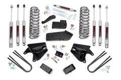 4 Inch Lift Kit - Quad Front Shocks, Rear Blocks, 1980-96 Ford Bronco